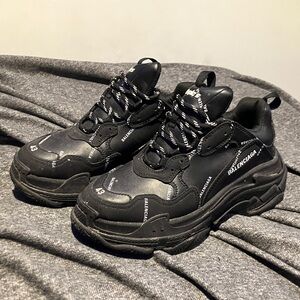 Balenciaga Men's Triple Black Sneakers